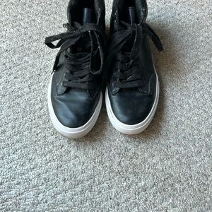 Black High-Top Sneakers